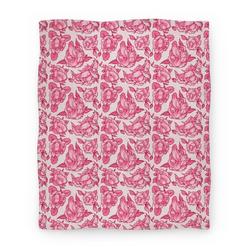 Movie Anime Floral Penis Pattern Pink Premium Fleece Sherpa Blanket Perfect Gifts For Family On Christmas