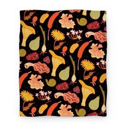 Movie Anime Forage Foral Pattern Premium Fleece Sherpa Blanket Perfect And Unique Gifts For Family On Christmas
