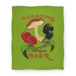 Movie Anime Foraging Babe Premium Fleece Sherpa Blanket Perfect And Unique Gifts For Family On Christmas