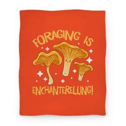 Movie Anime Foraging Is Enchanterelling! Premium Fleece Sherpa Blanket Perfect Gifts For Family On Christmas