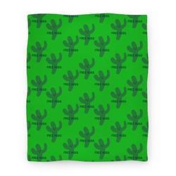 Movie Anime Free Hugs Cactus Premium Fleece Sherpa Blanket Perfect And Unique Gifts For Family On Christmas