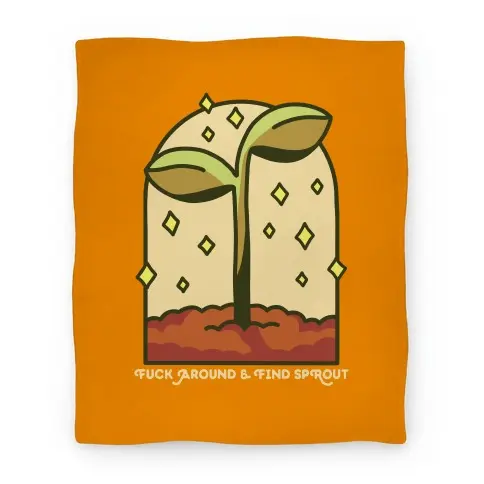 Movie Anime F*** Around And Find Sprout Premium Fleece Sherpa Blanket Perfect Gifts For Family On Christmas