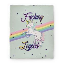 Movie Anime F***ing Legend (Unicorn) Premium Fleece Sherpa Blanket Perfect Gifts For Family On Christmas