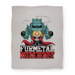 Movie Anime Furmetal Meowchemist Premium Fleece Sherpa Blanket Perfect And Unique Gifts For Family On Christmas