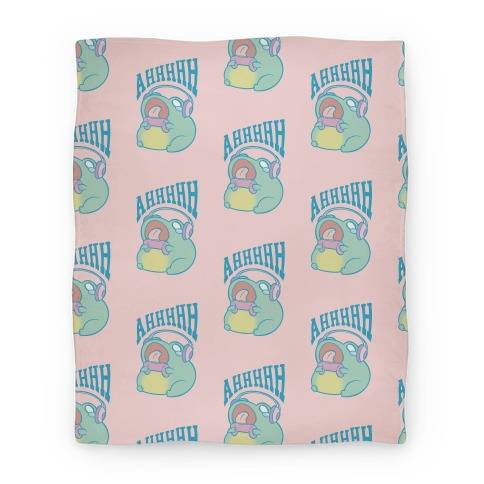 Movie Anime Gamer Frog Scream Premium Fleece Sherpa Blanket Perfect And Unique Gifts For Family On Christmas