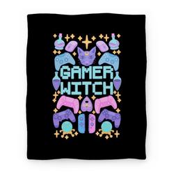 Movie Anime Gamer Witch Premium Fleece Sherpa Blanket Perfect And Unique Gifts For Family On Christmas