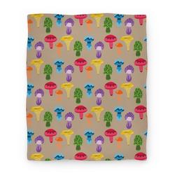Movie Anime Gay Mushroom Pattern Premium Fleece Sherpa Blanket Perfect And Unique Gifts For Family On Christmas