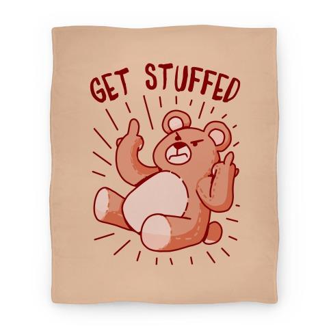Movie Anime Get Stuffed Teddy Bear Premium Fleece Sherpa Blanket Perfect Gifts For Family On Christmas