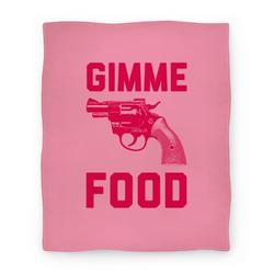 Movie Anime Gimme Food Premium Fleece Sherpa Blanket Perfect And Unique Gifts For Family On Christmas Holiday
