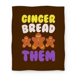 Movie Anime Ginger Bread Them Premium Fleece Sherpa Blanket Perfect And Unique Gifts For Family On Christmas