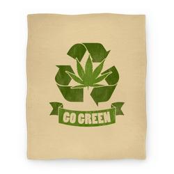 Movie Anime Go Green Premium Fleece Sherpa Blanket Perfect And Unique Gifts For Family On Christmas Holiday