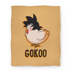 Movie Anime Gokoo Chicken Parody Premium Fleece Sherpa Blanket Perfect And Unique Gifts For Family On Christmas