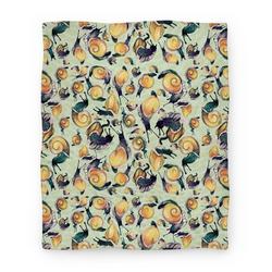 Movie Anime Golden Snail Shells Premium Fleece Sherpa Blanket Perfect And Unique Gifts For Family On Christmas