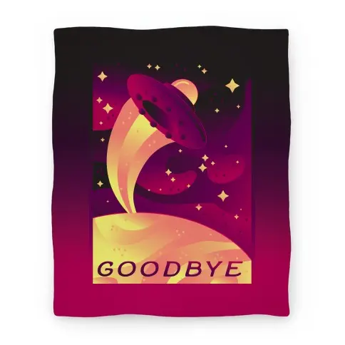 Movie Anime Goodbye Earth Travel Poster Premium Fleece Sherpa Blanket Perfect Gifts For Family On Christmas