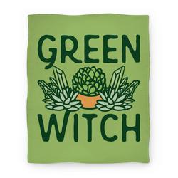 Movie Anime Green Witch Premium Fleece Sherpa Blanket Perfect And Unique Gifts For Family On Christmas