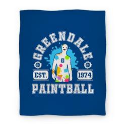 Movie Anime Greendale Community College Paintball Premium Fleece Sherpa Blanket Perfect Gifts For Family On Christmas