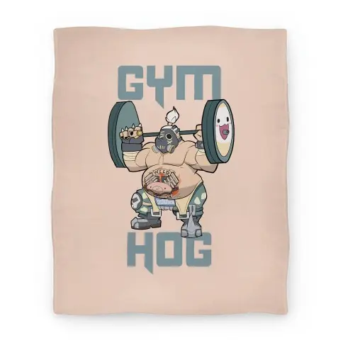Movie Anime Gym Hog Premium Fleece Sherpa Blanket Perfect And Unique Gifts For Family On Christmas Holiday