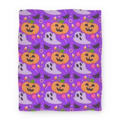 Movie Anime Halloween Fun Pattern Premium Fleece Sherpa Blanket Perfect And Unique Gifts For Family On Christmas