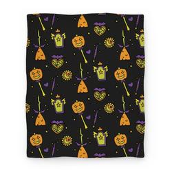 Movie Anime Halloween Magical Girl Pattern Premium Fleece Sherpa Blanket Perfect Gifts For Family On Christmas
