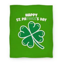 Movie Anime Happy St. Pathicc's Day Butt Clover Premium Fleece Sherpa Blanket Perfect Gifts For Family On Christmas