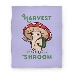 Movie Anime Harvest Shroom Premium Fleece Sherpa Blanket Perfect And Unique Gifts For Family On Christmas