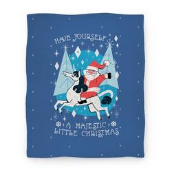 Movie Anime Have Yourself A Majestic Little Christmas Premium Fleece Sherpa Blanket Perfect Gifts For Family On Christmas