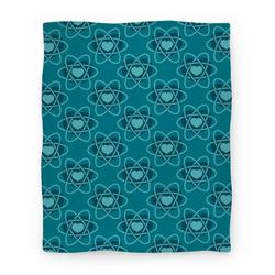 Movie Anime Heart Atom (Blue) Premium Fleece Sherpa Blanket Perfect And Unique Gifts For Family On Christmas