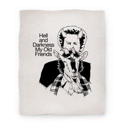 Movie Anime Hell And Darkness My Old Friends Premium Fleece Sherpa Blanket Perfect Gifts For Family On Christmas