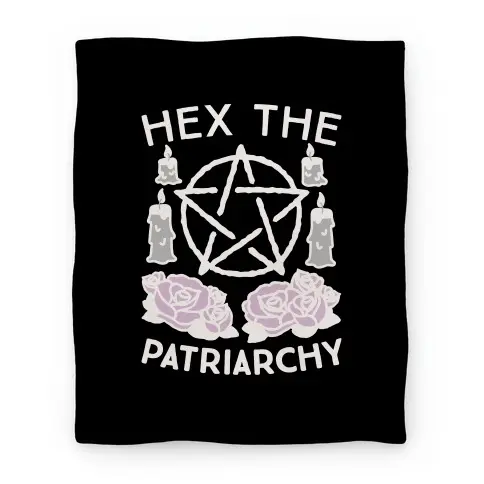 Movie Anime Hex The Patriarchy Premium Fleece Sherpa Blanket Perfect And Unique Gifts For Family On Christmas