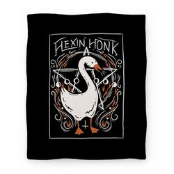 Movie Anime Hexin' Honk Goose Premium Fleece Sherpa Blanket Perfect And Unique Gifts For Family On Christmas