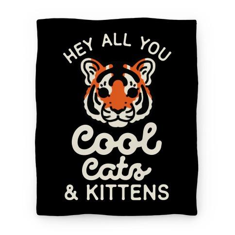 Movie Anime Hey All You Cool Cats and Kittens Premium Fleece Sherpa Blanket Perfect Gifts For Family On Christmas