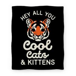 Movie Anime Hey All You Cool Cats and Kittens Premium Fleece Sherpa Blanket Perfect Gifts For Family On Christmas
