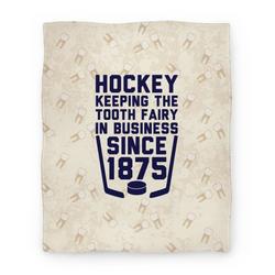 Movie Anime Hockey: Keeping The Tooth Fairy In Business Premium Fleece Sherpa Blanket Perfect Gifts For Family On Christmas