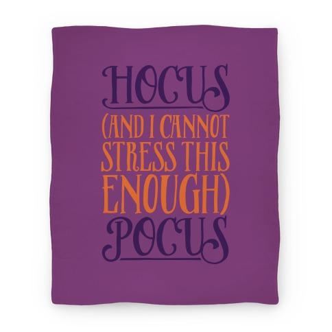 Movie Anime Hocus And I Cannot Stress This Enough Pocus Parody Premium Fleece Sherpa Blanket Perfect Gifts For Family On Christmas