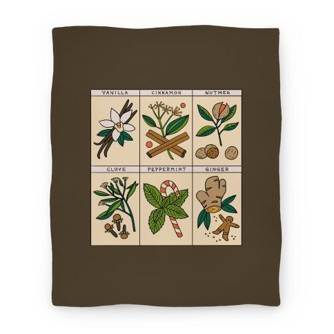 Movie Anime Holiday Spice Botanicals Premium Fleece Sherpa Blanket Perfect Gifts For Family On Christmas