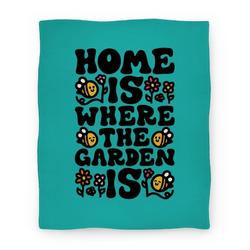 Movie Anime Home Is Where The Garden Is Premium Fleece Sherpa Blanket Perfect Gifts For Family On Christmas