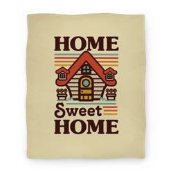 Movie Anime Home Sweet Home Animal Crossing Premium Fleece Sherpa Blanket Perfect Gifts For Family On Christmas