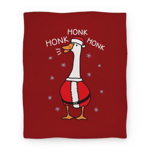 Movie Anime Honk Honk Honk Santa Goose Premium Fleece Sherpa Blanket Perfect Gifts For Family On Christmas