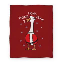 Movie Anime Honk Honk Honk Santa Goose Premium Fleece Sherpa Blanket Perfect Gifts For Family On Christmas