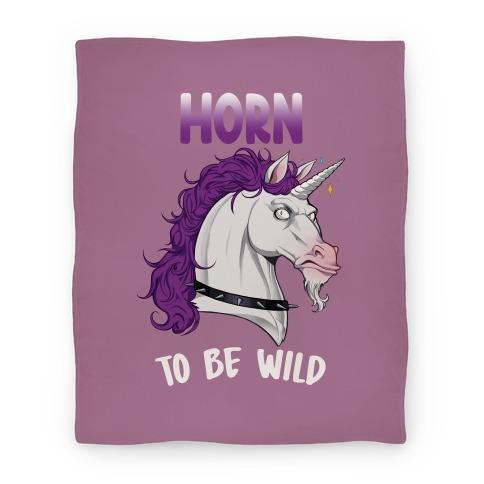 Movie Anime Horn To Be Wild Premium Fleece Sherpa Blanket Perfect And Unique Gifts For Family On Christmas