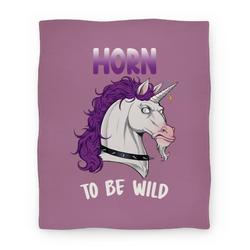 Movie Anime Horn To Be Wild Premium Fleece Sherpa Blanket Perfect And Unique Gifts For Family On Christmas