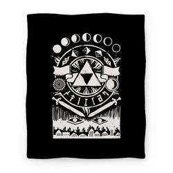 Movie Anime Hyrule Occult Symbols Premium Fleece Sherpa Blanket Perfect And Unique Gifts For Family On Christmas