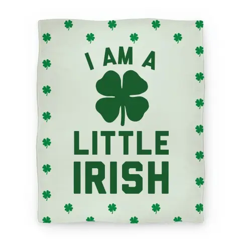 Movie Anime I Am A Little Irish Premium Fleece Sherpa Blanket Perfect And Unique Gifts For Family On Christmas