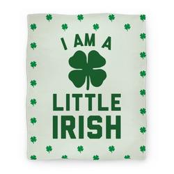 Movie Anime I Am A Little Irish Premium Fleece Sherpa Blanket Perfect And Unique Gifts For Family On Christmas