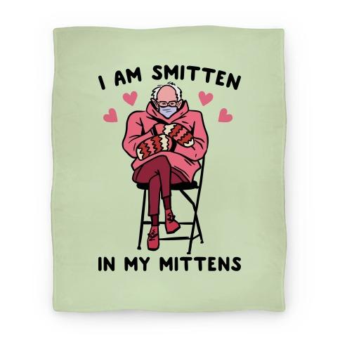 Movie Anime I Am Smitten In My Mittens Bernie Valentine Premium Fleece Sherpa Blanket Perfect Gifts For Family On Christmas