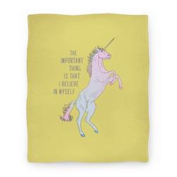 Movie Anime I Believe In Myself Premium Fleece Sherpa Blanket Perfect And Unique Gifts For Family On Christmas