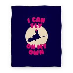 Movie Anime I Can Fly On My Own Premium Fleece Sherpa Blanket Perfect And Unique Gifts For Family On Christmas