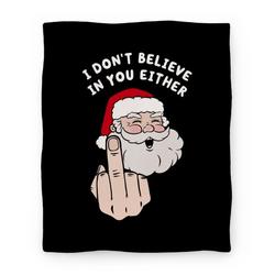 Movie Anime I Don't Believe In You Either Premium Fleece Sherpa Blanket Perfect Gifts For Family On Christmas