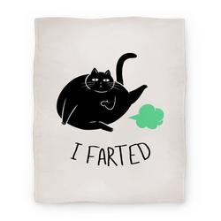 Movie Anime I Farted Premium Fleece Sherpa Blanket Perfect And Unique Gifts For Family On Christmas Holiday