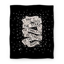 Movie Anime I Have Loved The Stars Too Fondly To Be Fearful Of The Night Premium Fleece Sherpa Blanket